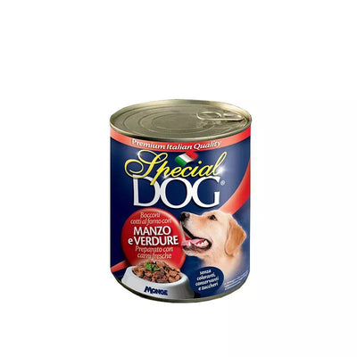 Special dog šunų konservai, gabalėliai su jautiena/daržovėmis 720g