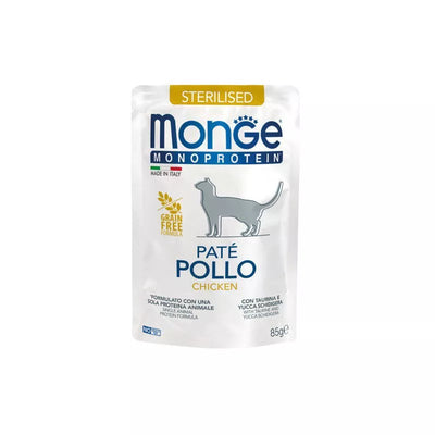 Monge Monoprotein Adult begrūdis konservuotas pašaras katėms 85g