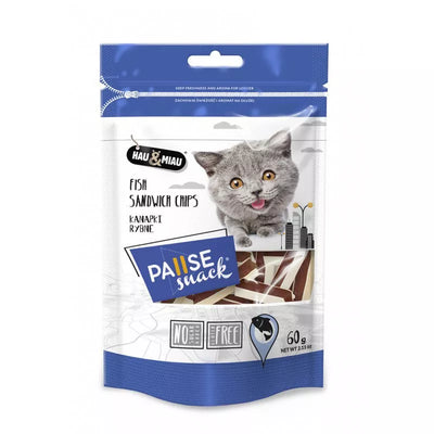 Hau&Miau skanėstai katėms žuvies sumuštiniai 60g