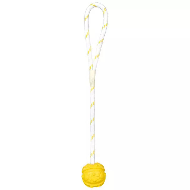 Trixie Aqua Toy kamuolys su virve, plūduriuojantis, natūrali guma, ø 7-35 cm