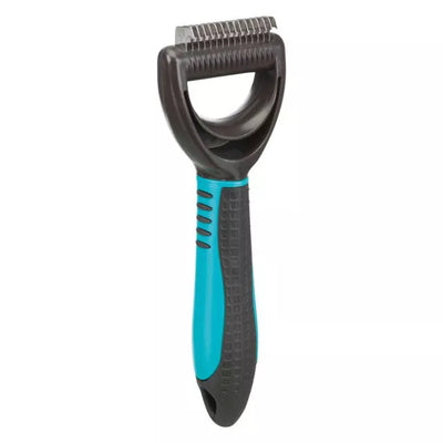Trixie Fur detangler, Grėblys susivėlusiam kailiui, plastm.-metal., 6x18 cm