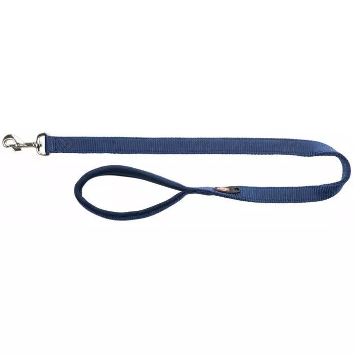 Trixie Premium pavadys, M-L 1m/20mm, indigo