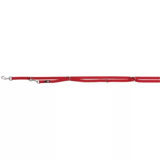 Trixie Premium pritaikomas pavadys, ilgas, L-XL 3m/25mm, raudonas