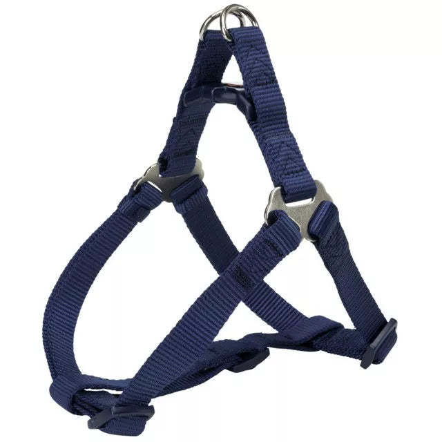 Trixie Premium One Touch petnešos, L 65-80cm/25mm, indigo