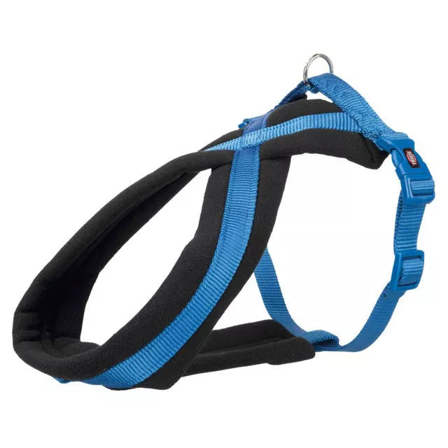 Trixie Premium touring petnešos, S-M 40-70cm/20mm, mėlynos