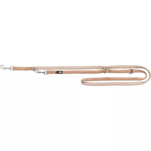 Trixie Premium pritaikomas pavadys, su neoprenu XS-S 2m/15mm, šv. deim./karamelė