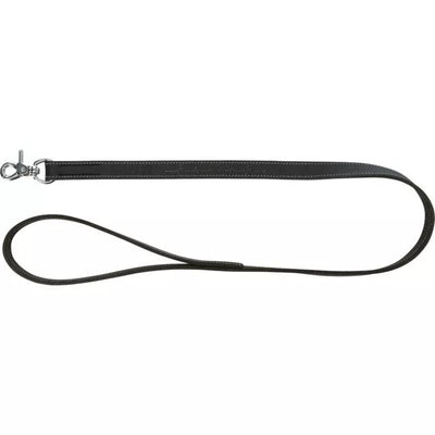 Trixie Rustic rieb. odos pavadys Heartbeat, M-L 1m/20mm, juodas