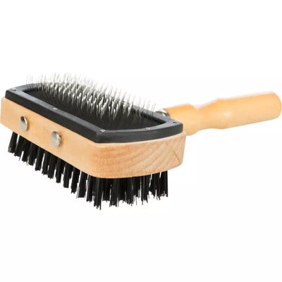 Trixie Minkštas šepetys, plastm./nailonas/metal. dantukai, 10x18cm