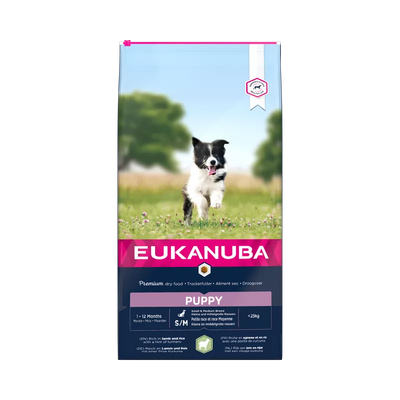 Eukanuba Puppy S/M Breeds Lamb & Rice 2.5kg