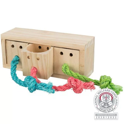 Trixie Skanėstų kubas paukščiams, medis, 15x5.5x6cm