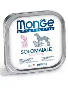 Monge Monoproteico "Solo" - Wet Dog Pate 100% pork 150g