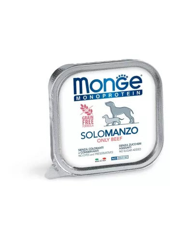 Monge Monoproteico "Solo" - Wet Dog Pate 100% beef 150g