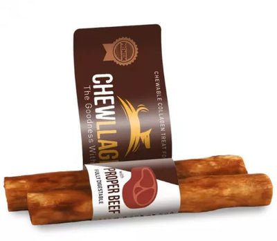 Chewllagen Jautienos skonio kolageno Vidutiniai ritiniai 2vnt., dėžė 35 vnt.