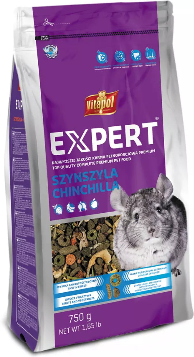 Vitapol EXPERT visavertis ėdalas šinšiloms 750g