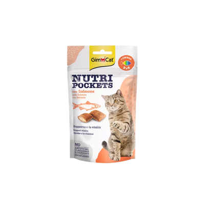 GIMCAT NUTRI POCKETS Fish with Salmon 60g