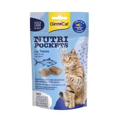 GIMCAT NUTRI POCKETS Fish with Tuna 60g