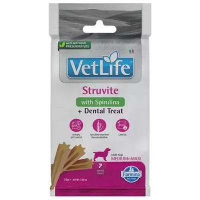 FARMINA VET LIFE - DOG TREAT - STRUVITE ADULT MED&MAX 100 g