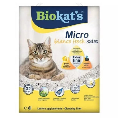 BIOKAT'S MICRO BIANCO FRESH EXTRA 6lt - KART. DĖŽĖ