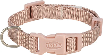 TRIXIE Premium antkaklis, S: 25-40 cm/15 mm, šv. rausvas
