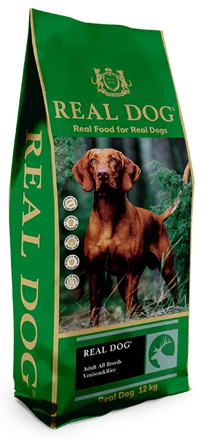 Real Dog SP Adult All Breeds Venison&Rice 12 kg