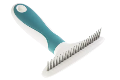 Gimdog Dematting Rake 12x15cm grėblys su stambiais konusiniais dantimis