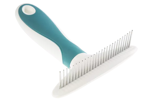 Gimdog Dematting Rake 12x15cm grėblys retais dantimis