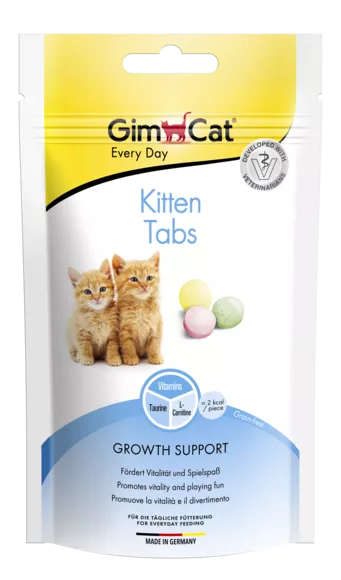 GIMCAT KITTEN TABS skanėstai jaunoms katėms 40g