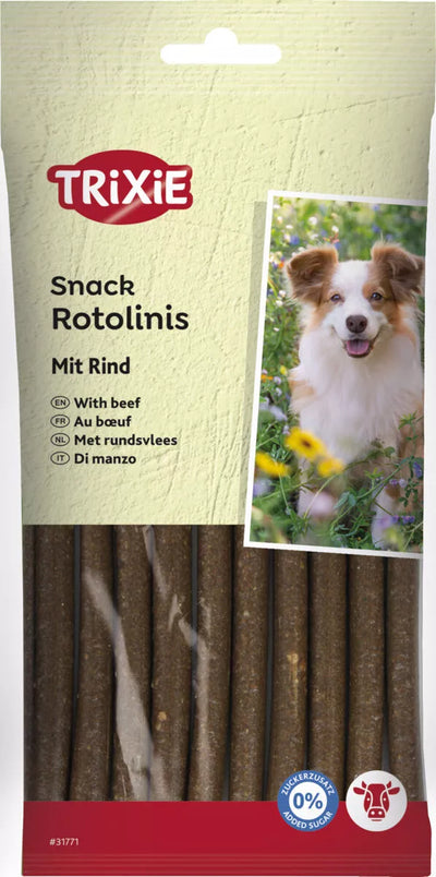 Trixie Soft Snack rotolinis, jautiena, 12 cm, 12x120 g