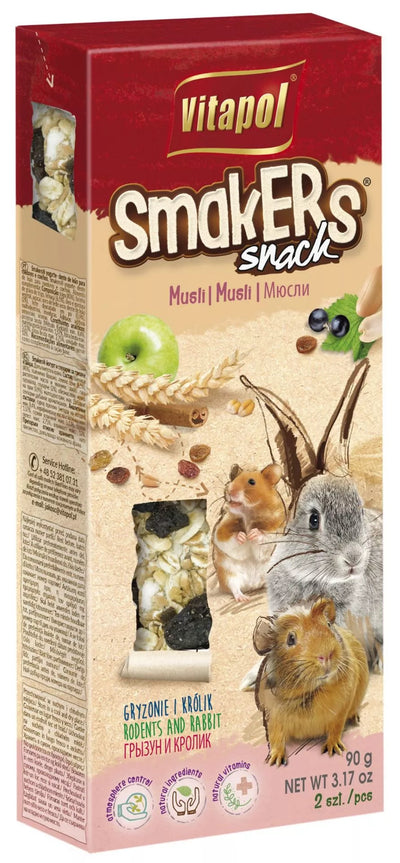 Vitapol Smakers skanėstas triušiams ir graužikams su dribsniais 90g