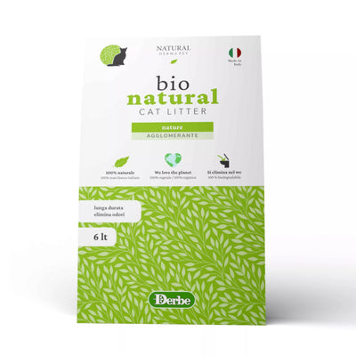 Natural Derma Pet Neutral Kempiškos kukurūzų kraiko katėms – be dulkių, kontroliuojantis kvapą, 6 l maišelis