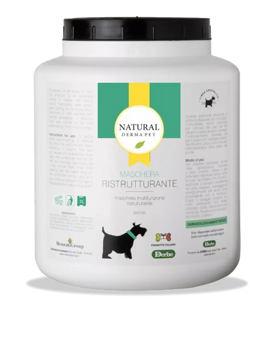 Natural Derma Pet Atstatantis Kondicionieriaus Kaukė – Atkuria Kailio Tūrį ir Stiprumą, 3L