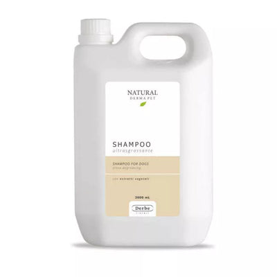 Natural Derma Ultra riebalų šalinimo gyvūnėliams šampūnas – Giliai valanti formulė, 3L butelis