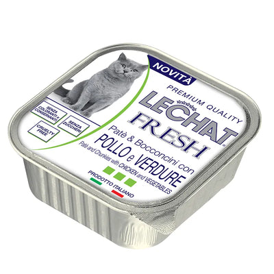 Lechat Fresh konservai suaug. katėms su vištiena ir daržovėmis 100g