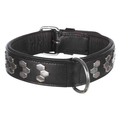 Trixie Active antkaklis su met. apdaila, oda XL 65-75cm/40mm, juodas