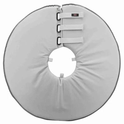 Trixie Apsauginė apykaklė, poliesteris/putplastis, L-XL: 53-56 cm/27 cm, pilka