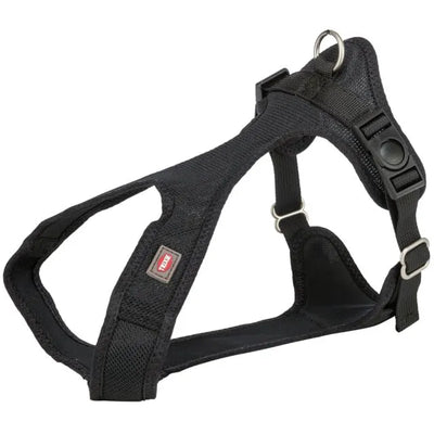 Trixie Comfort Soft touring petnešos, XXS-XS 25-35cm/15mm, juodos