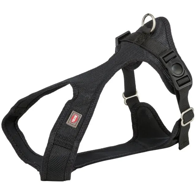 Trixie Comfort Soft touring petnešos, XXS-XS 25-35cm/15mm, juodos