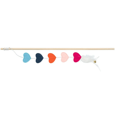 TRIXIE Meškerė su širdelėmis, medis/veltinis, katžolė, 48 cm
