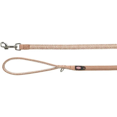 TRIXIE Premium pavadys, su neoprenu XS 1.2m/10mm, šv. deim./karamelė