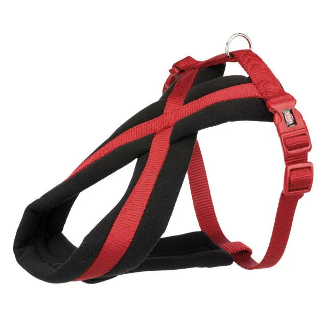 Trixie Premium touring petnešos, S 35-65cm/20mm, raudonos