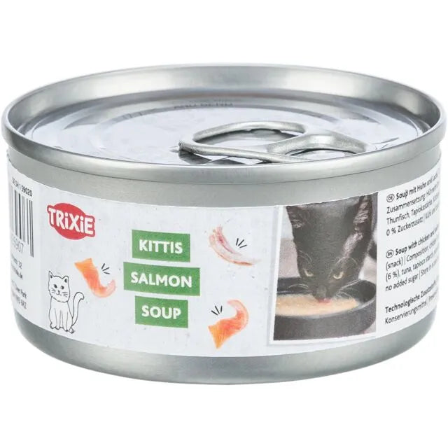 Trixie Sriuba katėms su vištiena ir lašiša, 80 g