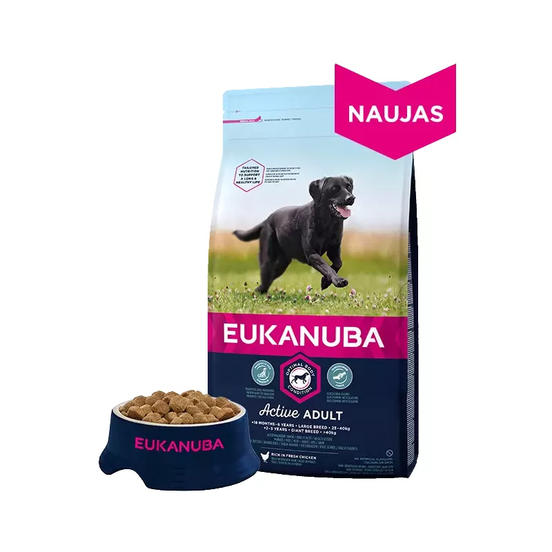 Eukanuba Large Adult (vištiena) 15kg