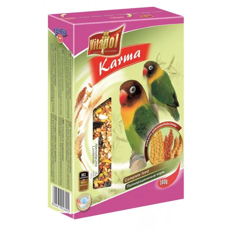 Vitapol visavertis lesalas Neišskiriamoms papūgėlėms 500g.