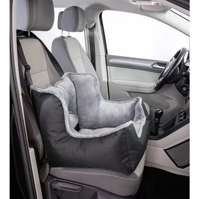 Trixie Automobilinis guolis, tvirt. prie sėdynės, 50x40x50 cm, juoda-pilka