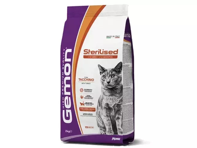 GEMON - Dry Cat Sterilized turkey 7kg
