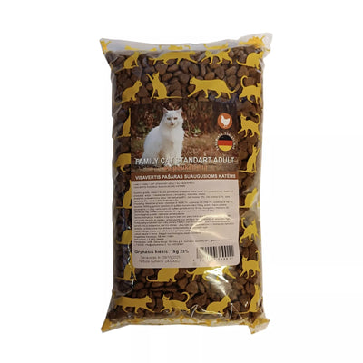 Family Cat Standart Adult su paukštiena ir daržovėmis 1kg