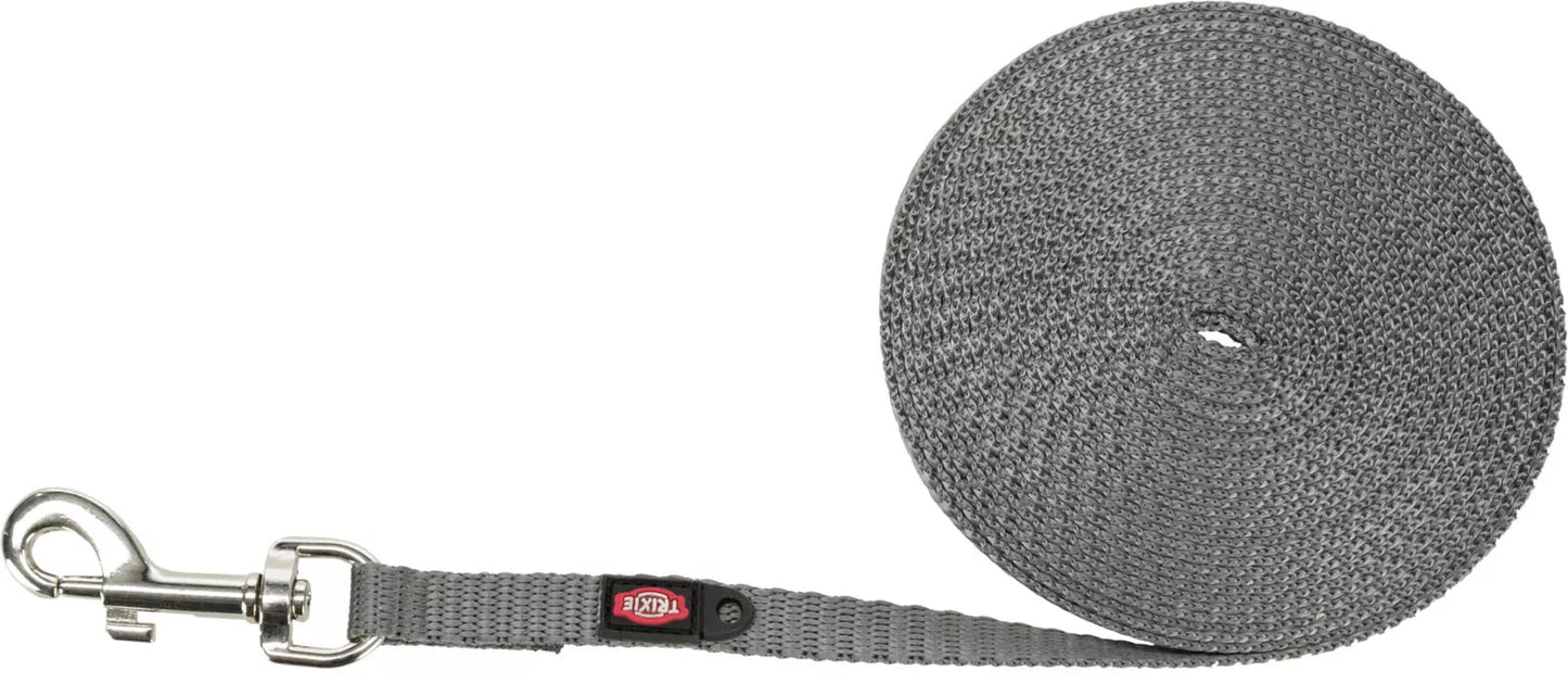 Trixie Tracking pavadys, lengvas, XS-S 5 m/10 mm, grafito
