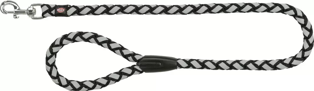Trixie Cavo Reflect pavadys, L-XL 1m/18mm, juodas/atspind.