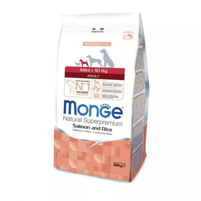 Monge Dry Dog Spec. Line - Mini Adult Salmon & rice 0,8kg