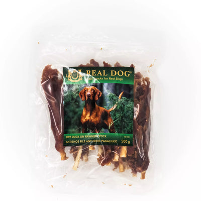 Real Dog SNACKS Minkšta antienos file ant odos pagaliuko 500g